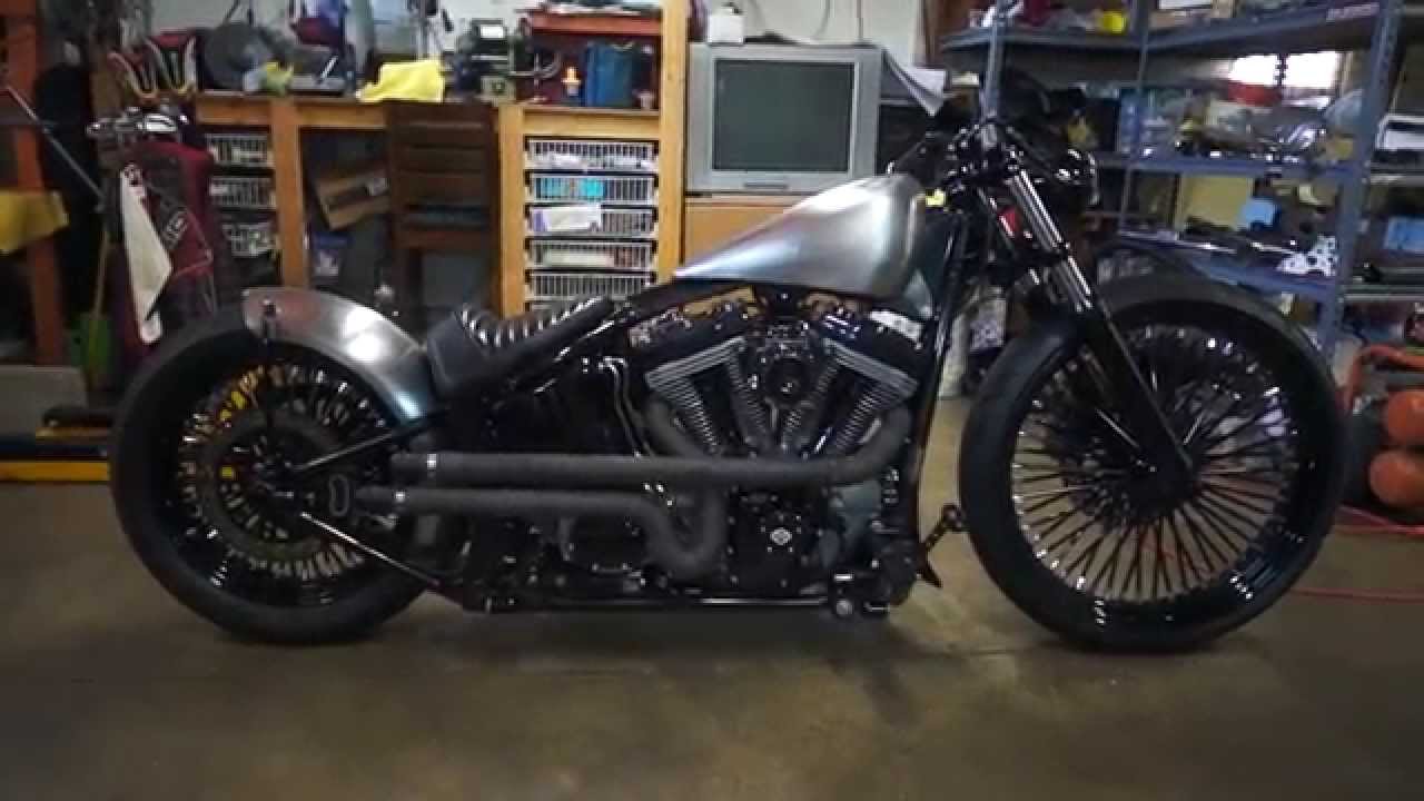 Harley Softail Chopper Bobber Project 2 Vid 12