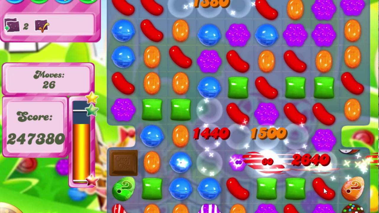 Candy Crush Saga Level 464 Collect all orders!