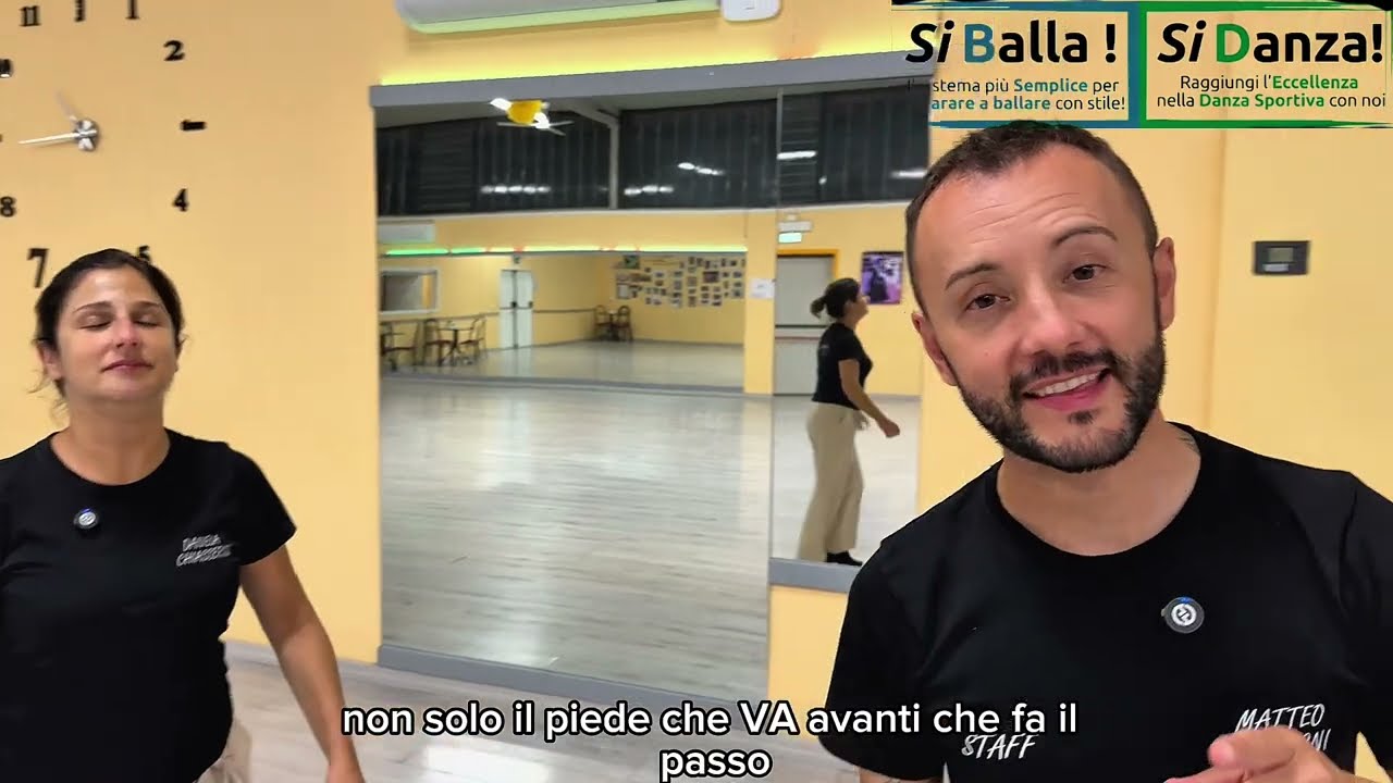 La base del tango… come un gattopardo! Impara a camminare con stile con Matteo e Daniela 💚💙
