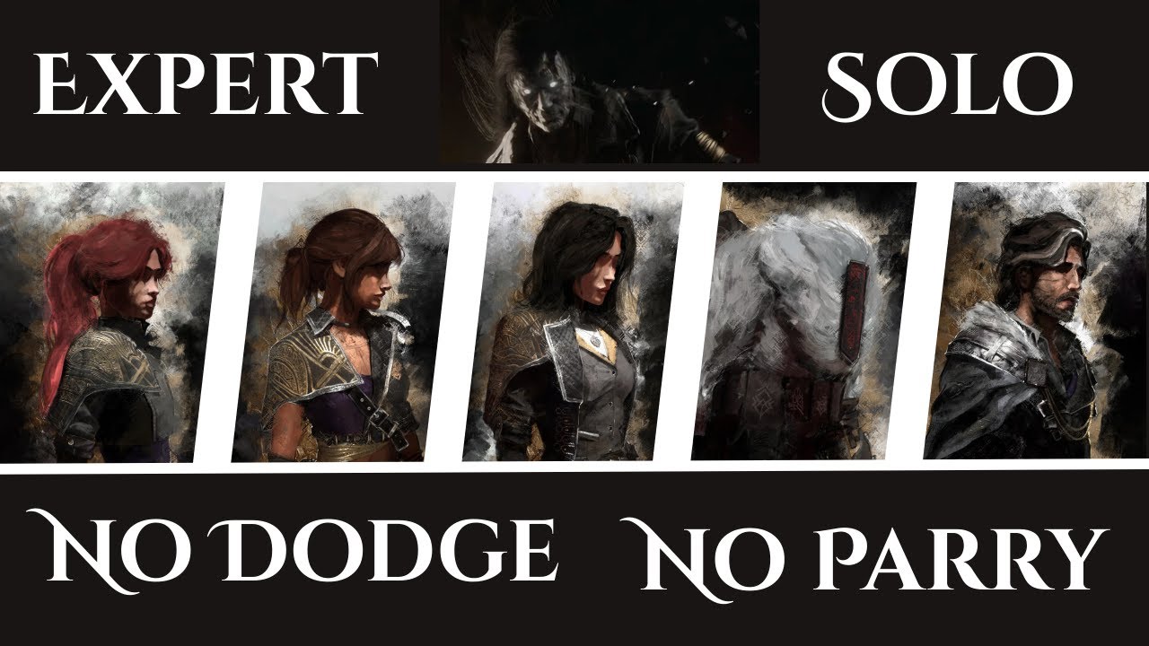 Which Expeditioners can beat Simon solo on expert without dodging or parrying?