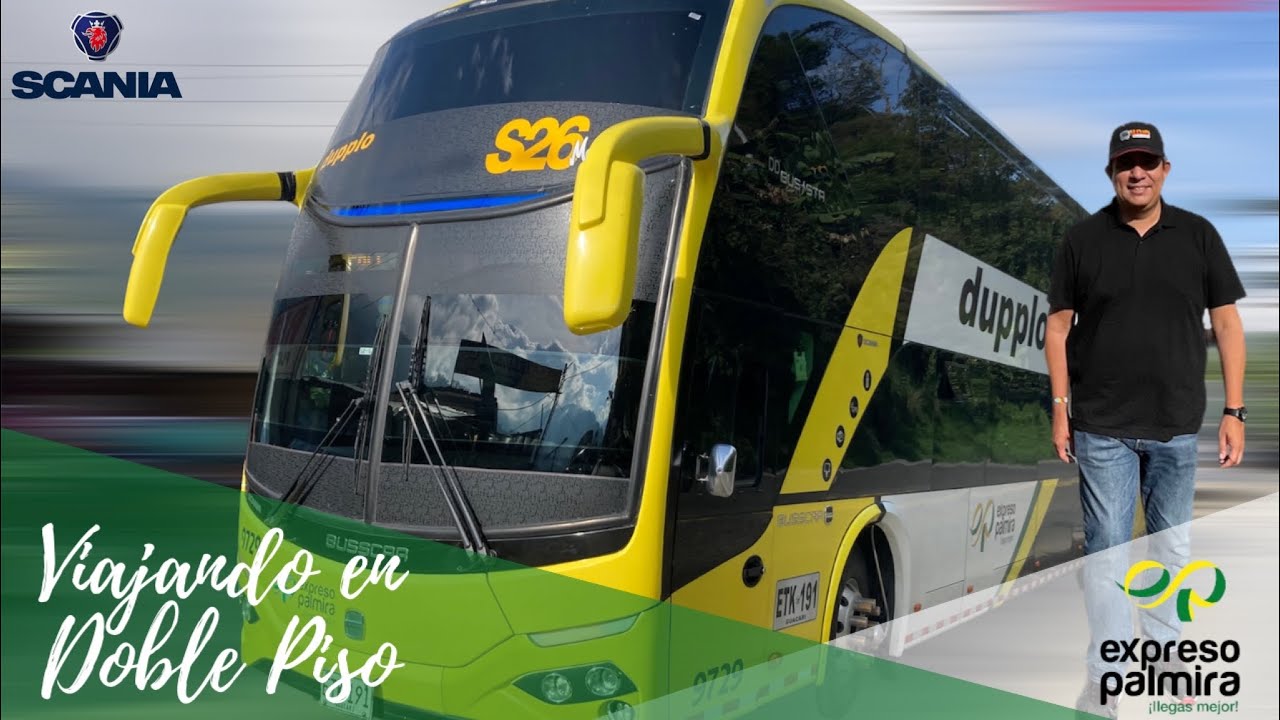 Viajando el servicio dupplo de Expreso Palmira #scania #busscar #expresopalmira