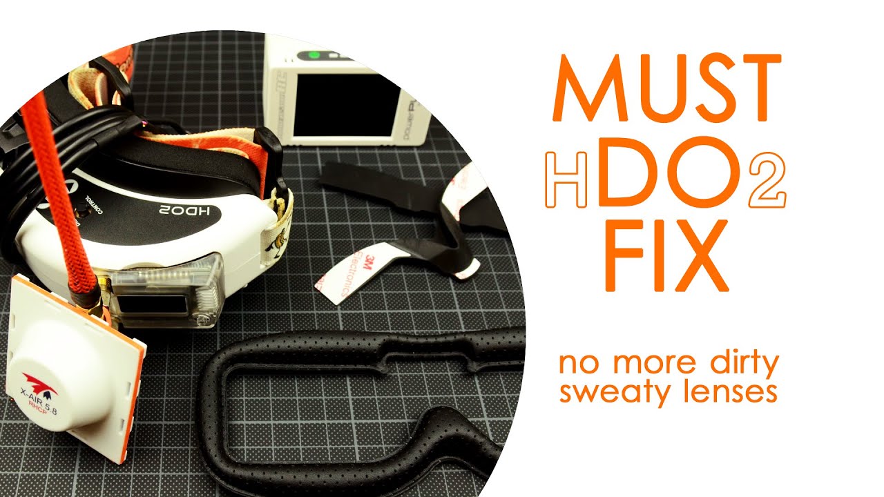 MUST DO fix for the Fatshark HDO2 FPV goggles : no more dirty lenses & messed up focus