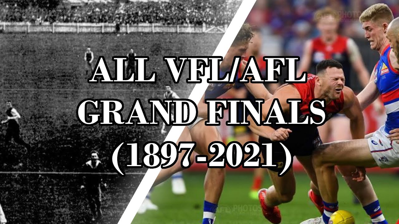 All VFL/AFL Grand Final Scorecards (1897-2021)