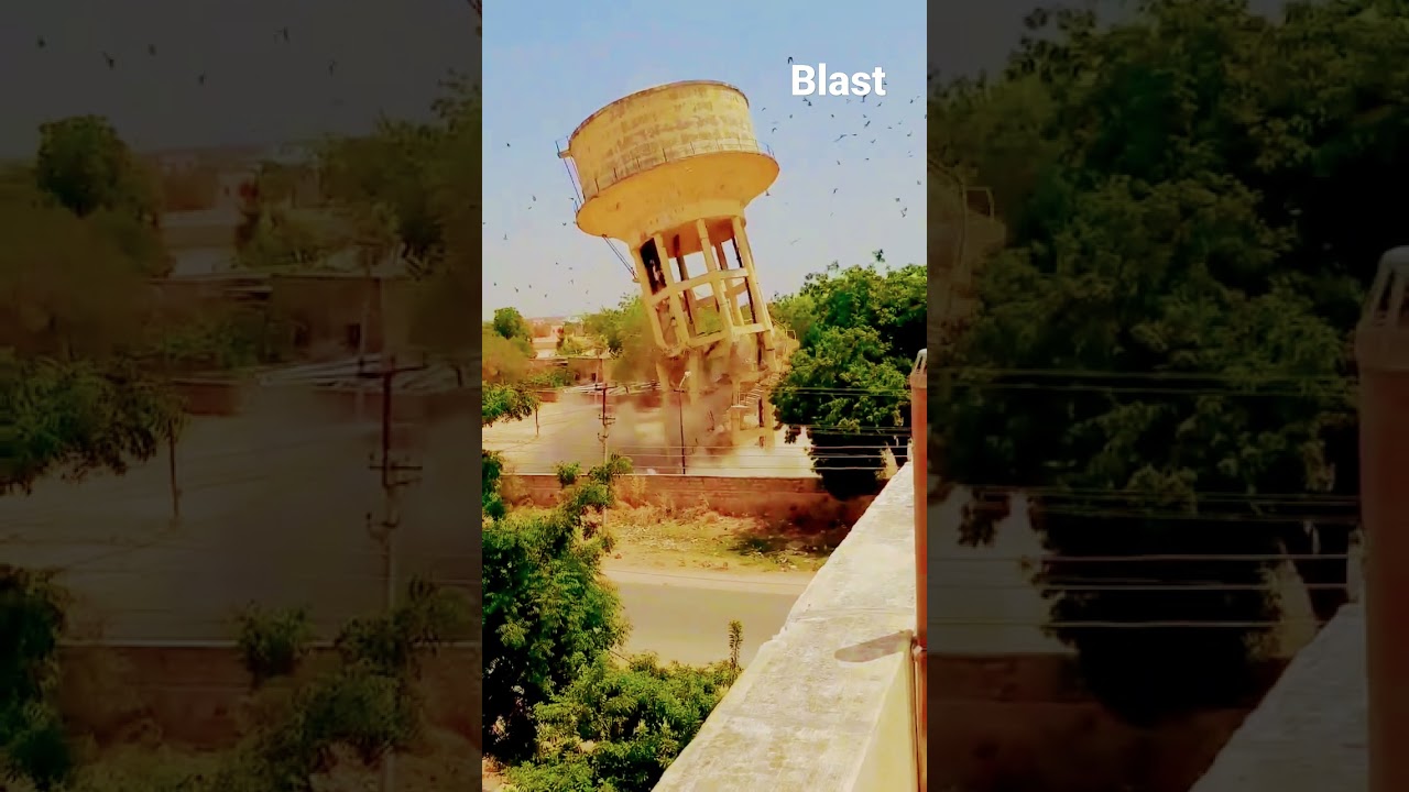 water tank Fully blast #shortsviral