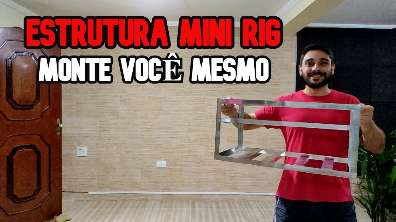 FABRICANDO ESTRUTURA MINI RIG DE MINERA&Ccedil;&Atilde;O, PASSO A PASSO F&Aacute;CIL!