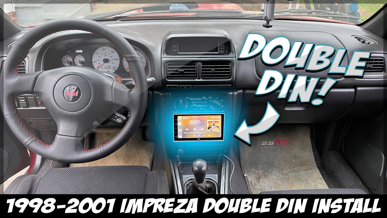 GC8 Double Din install! // Modifying my '01 2.5RS (GC8) (Episode 9)