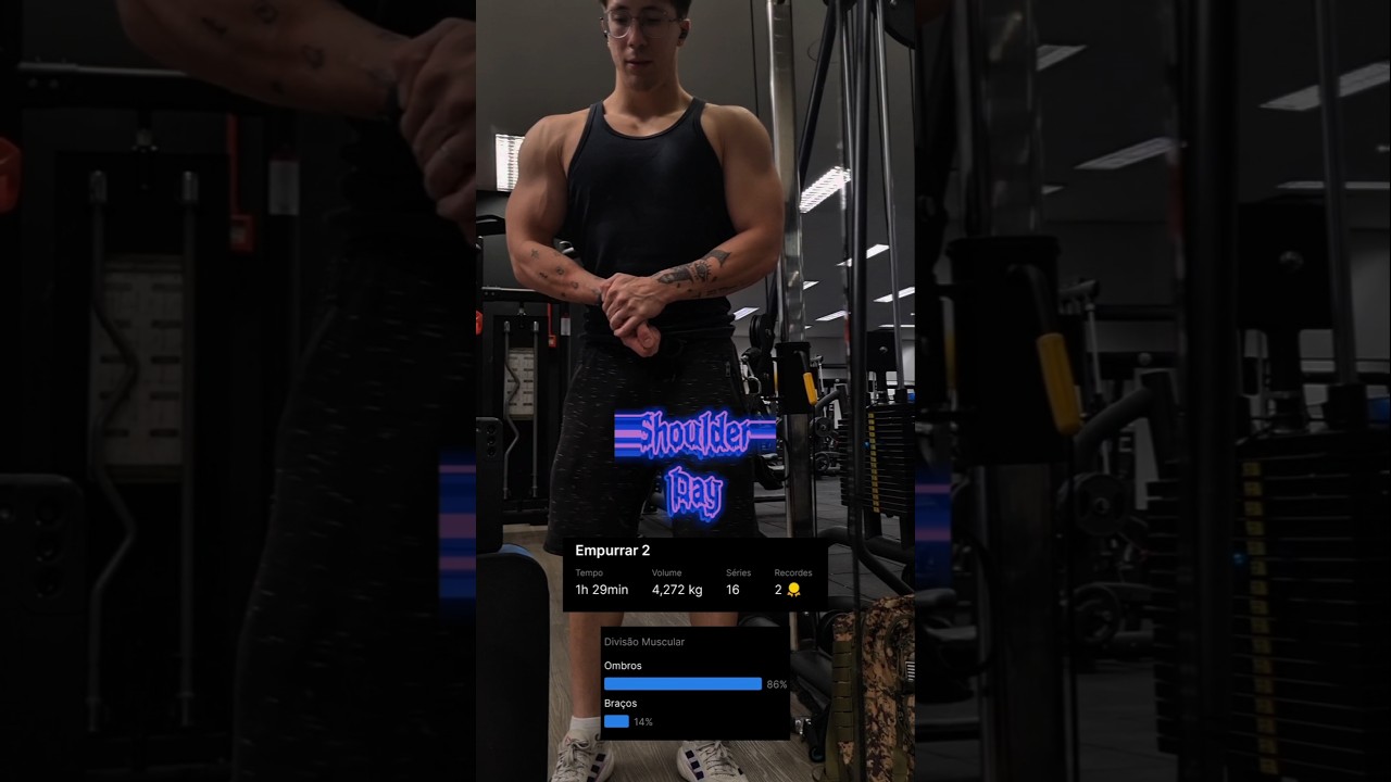 ASMR | DICAS DE TREINO: SHOULDER WORKOUT 💪🏻🔥 #asmr #whispering #gym