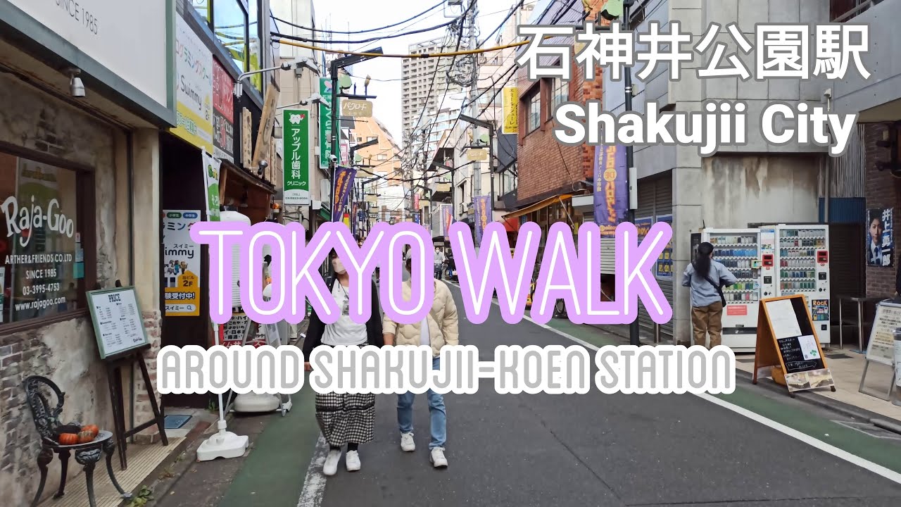 【Tokyo Walk 4K】Shakujii City｜Nerima 🏡 A Walk Around Shakujii-koen Station【東京散歩】練馬区｜石神井公園駅周辺