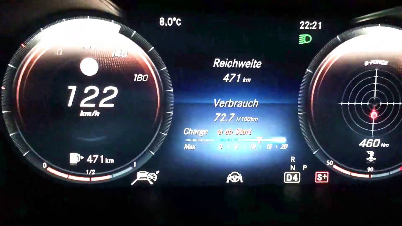 0-100-V-Max W205 Mopf Mercedes C400 4M