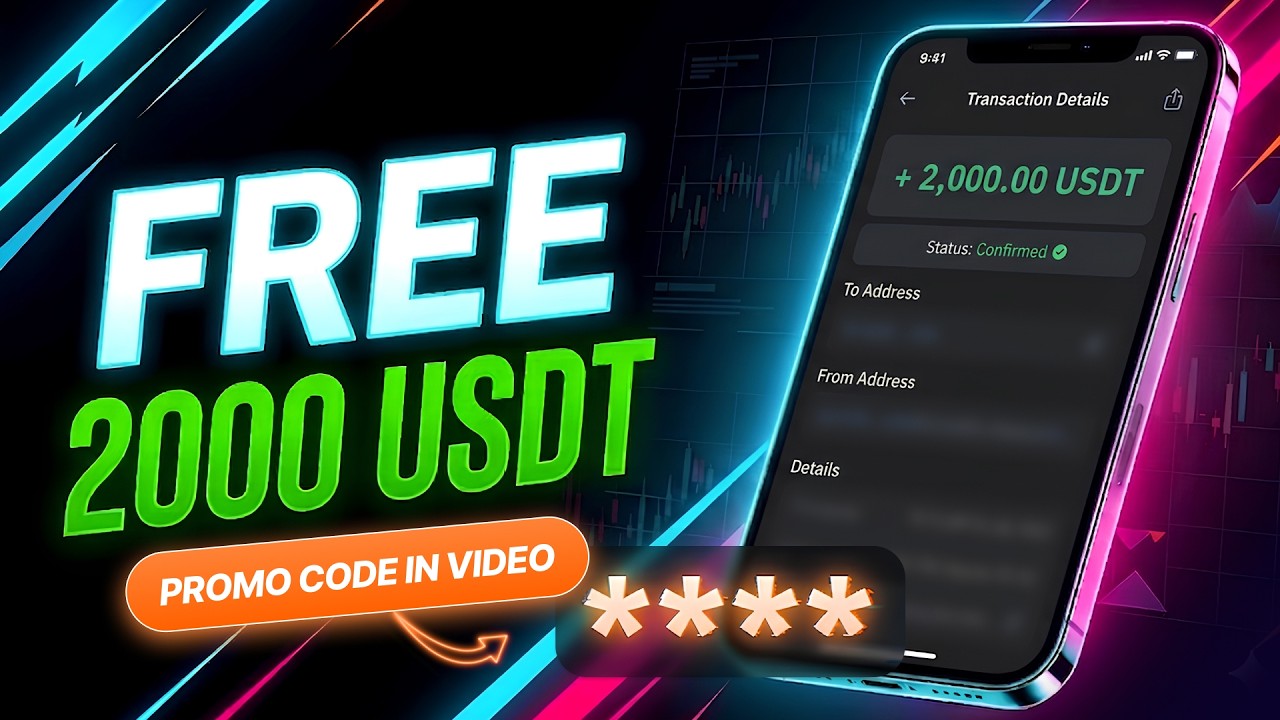 Получите бесплатно 2000 USDT? Честный тест промокода.