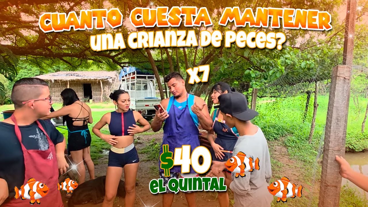 JULIO DA EL DATO DE LO QUE CUESTA mantener una crianza de mas de 2000 peces 🐟🐟