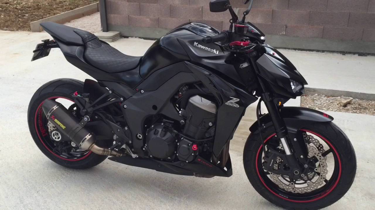 Kawasaki Z1000 akrapovic