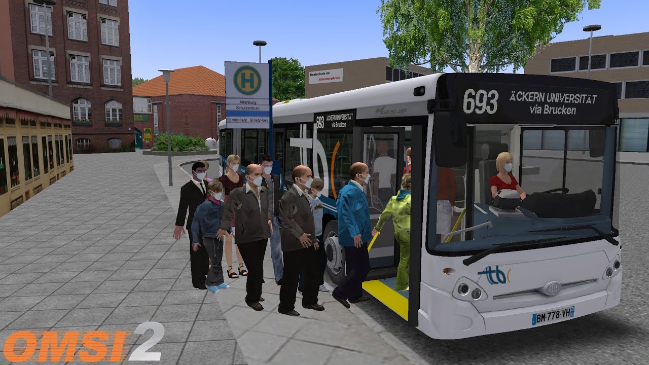 OMSI 2 #280: Freyfurt Modded | Ligne 693 | Heuliez GX427