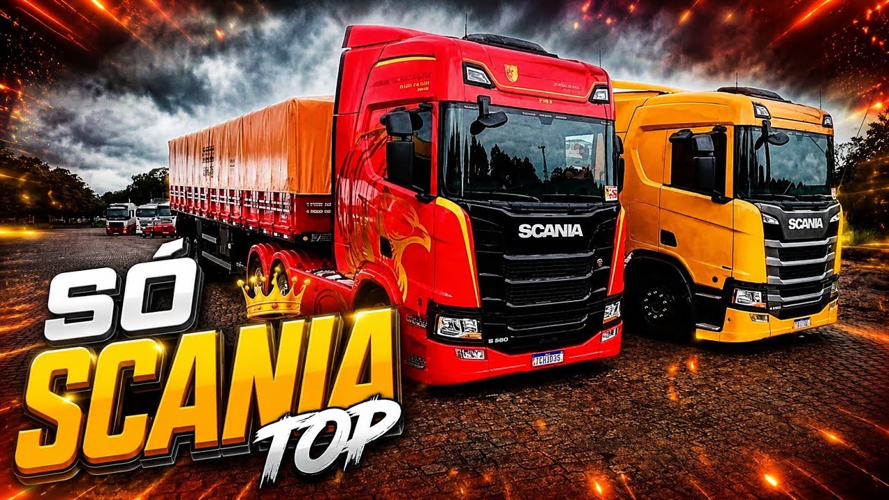 AS SCANIA MAIS TOPS DA RODAGEM 