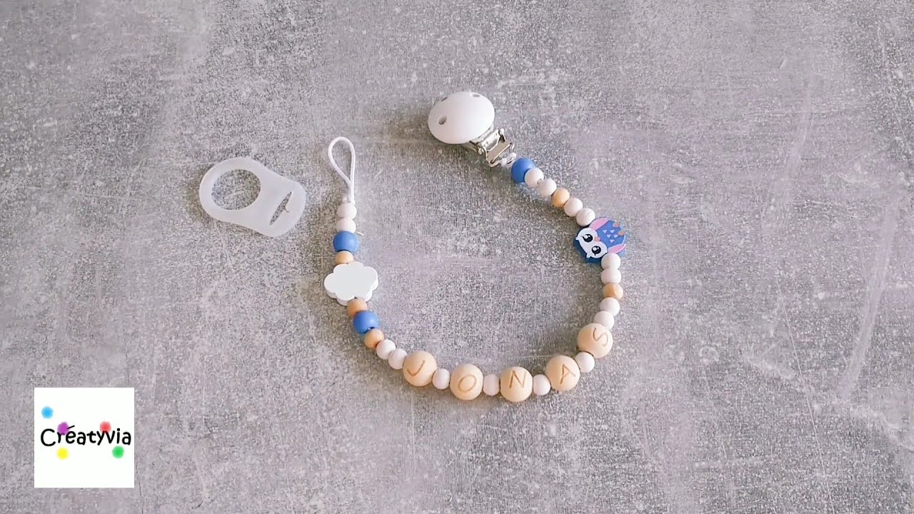 Tuto attache tétine 👶 DIY - Matériel description