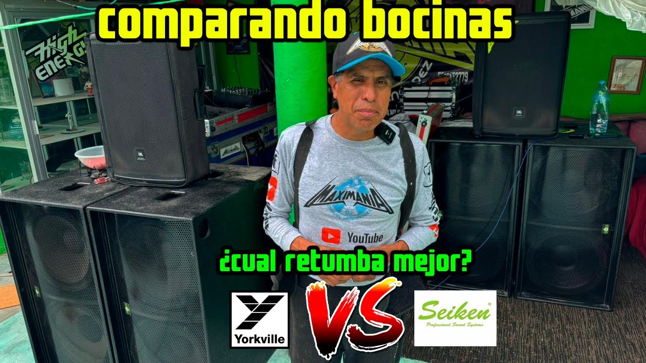 MISMO BAFLE DISTINTA BOCINA (SEIKEN VS YORKVILE) ¿CUAL RETUMBA MAS ?