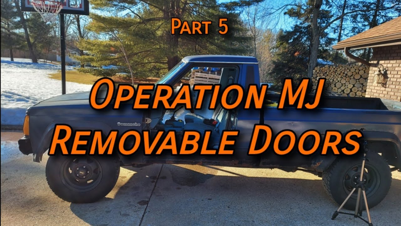 Jeep Comanche - Removing the Doors and Survivng Winter