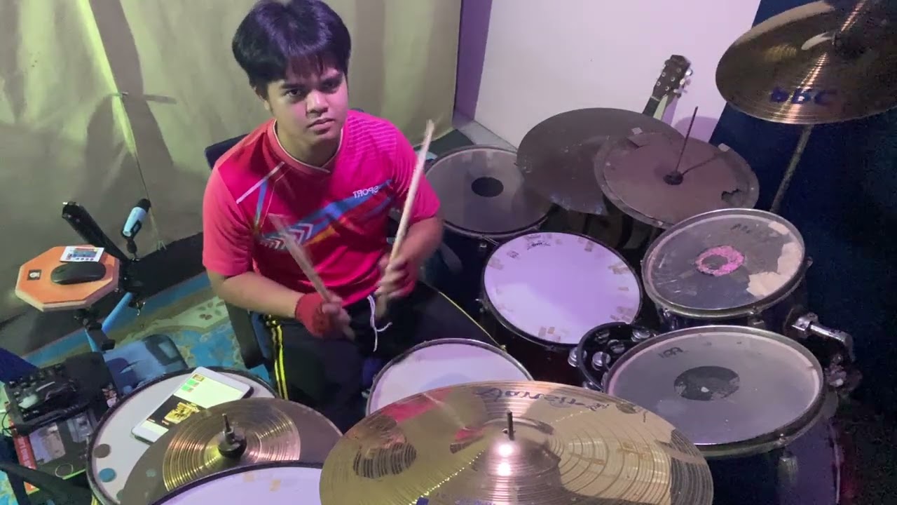 แร็บแบบลาว วงกะท้อน  drum cover 