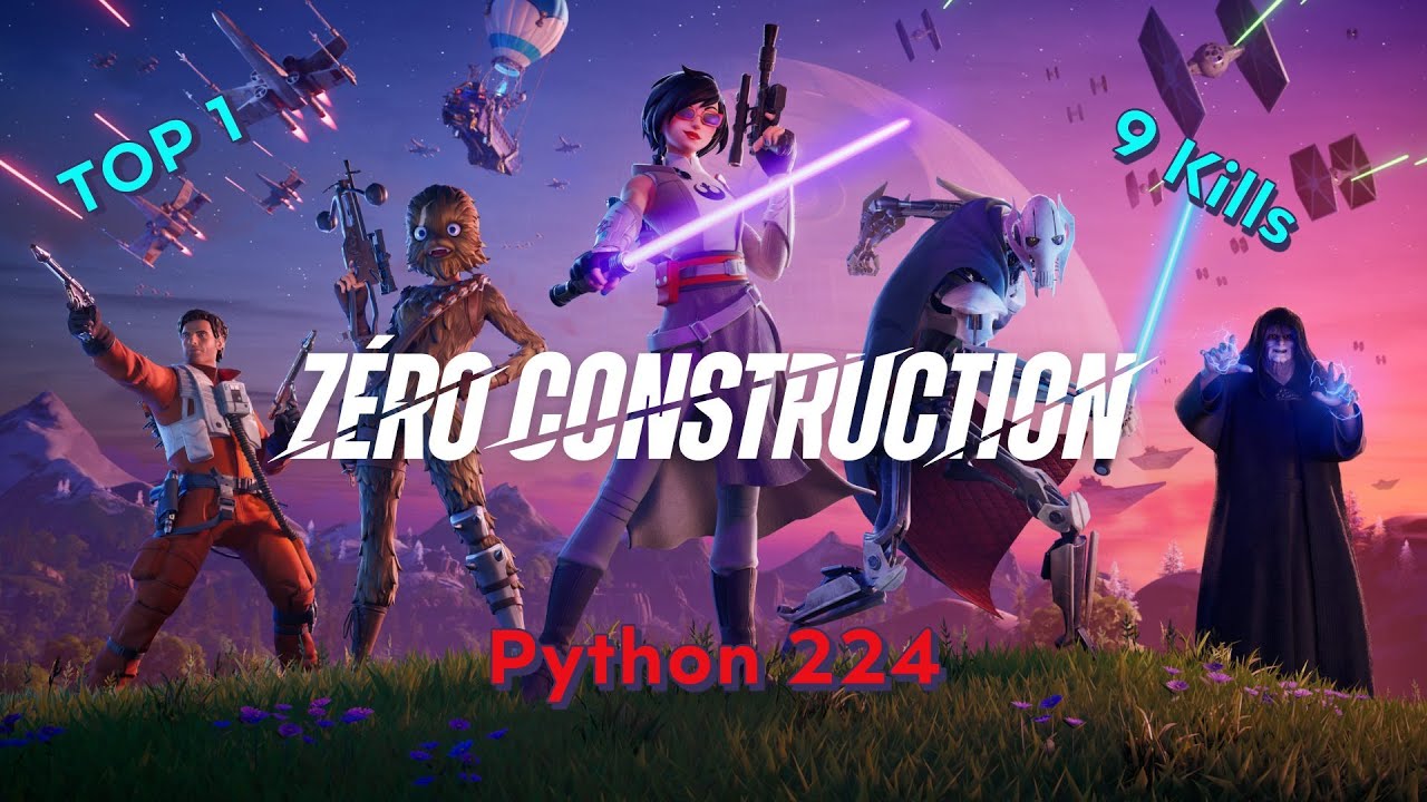 L' Enfer en Zéro Construction sur FORTNITE STAR WARS !! TOP 1 + avis perso