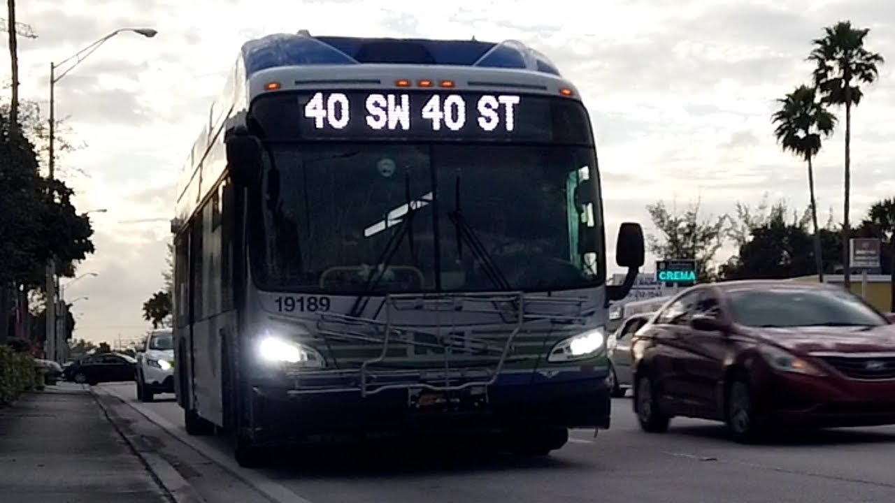 Miami Dade Transit Metrobus 40, Douglas Road Station via Southwest 40th Street, New Flyer XN40