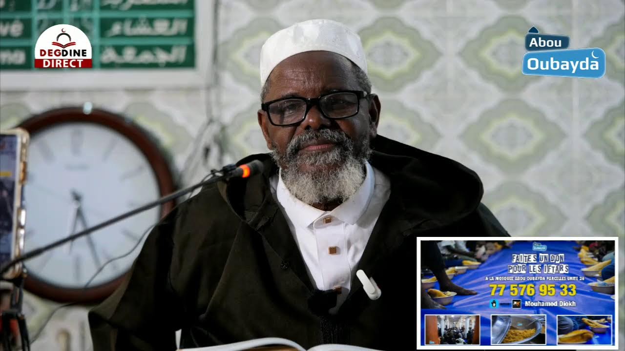 Direct tafsir ramadan 1447 par imam Galadio Ka HA sourate Yâ-sîn à partir du v20