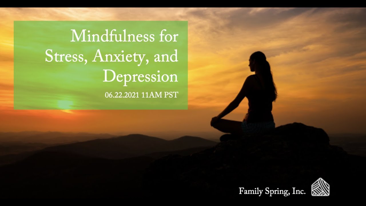 Mindfulness for Stress, Anxiety, and Depression with Dr. Sam Himelstein 6-22-21