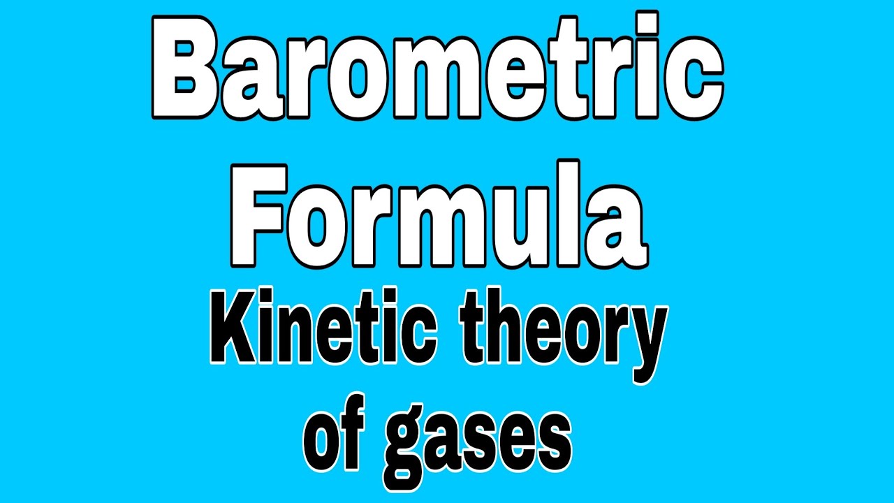 Barometric formula(lecture 1)||Professor Aziz Atif