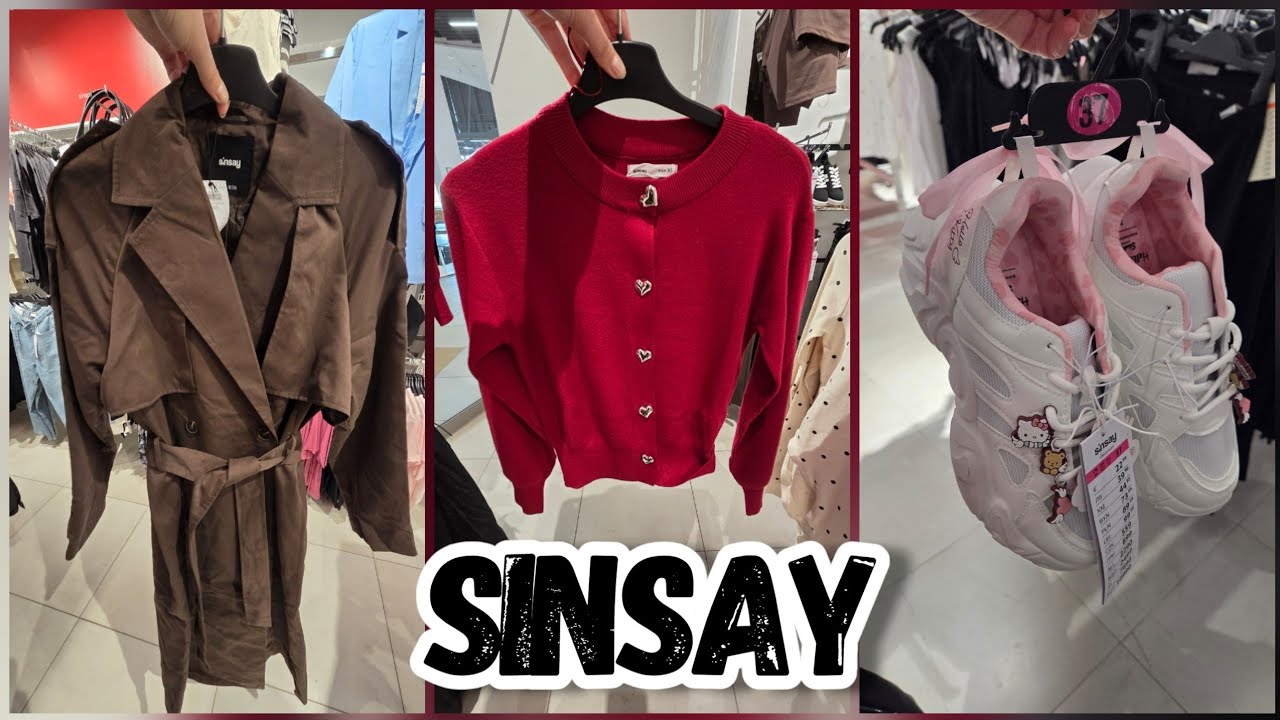 SINSAY 🛍 Nowy trench❗️ Buty❗️ Walentynkowy sweter❗️