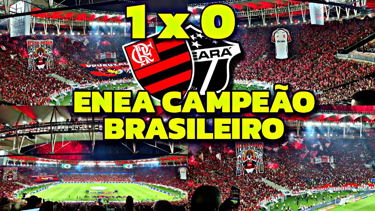 É ENEA!!! A INCRÍVEL FESTA DA TORCIDA DO FLAMENGO CONTRA O CEARÁ 