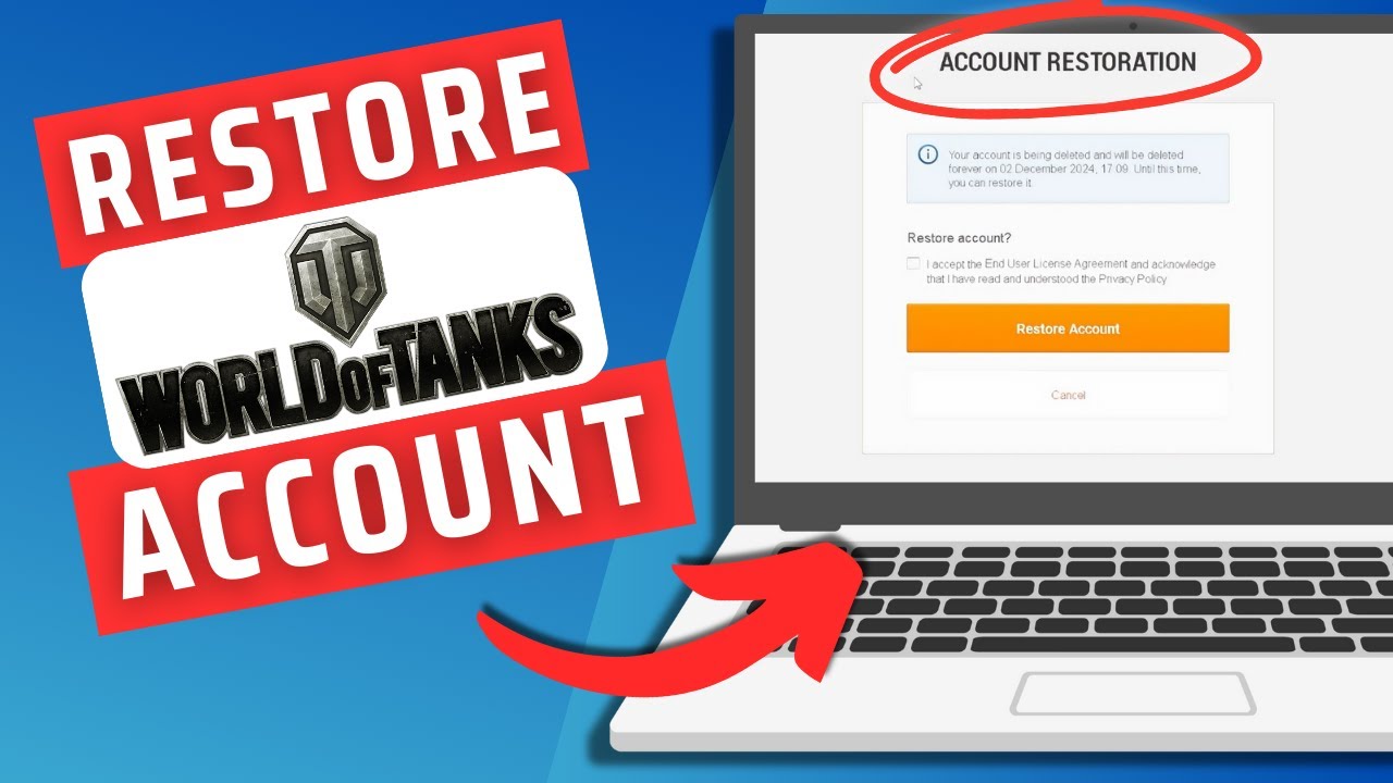 How To Restore WarGaming (World Of Tanks) Account