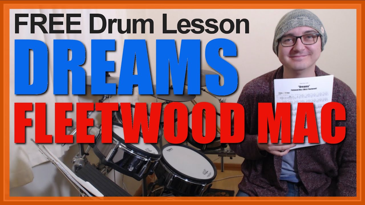 ★ Dreams (Fleetwood Mac) ★ БЕСПЛАТНЫЙ видеоурок игры на барабанах | Как играть ПЕСНЮ (Мик Флитвуд)