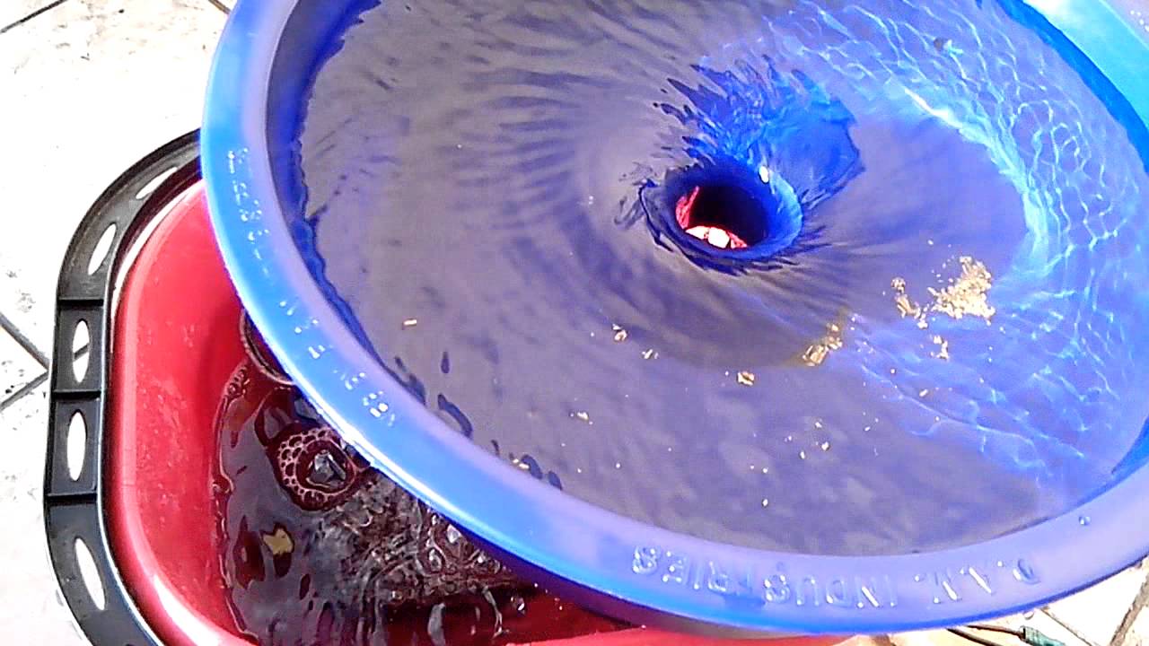 Тестове на концентратор на самородно злато Blue Bowl Pan