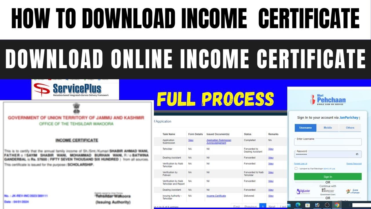 how to download income certificate online | income certificate ko kaise download karen