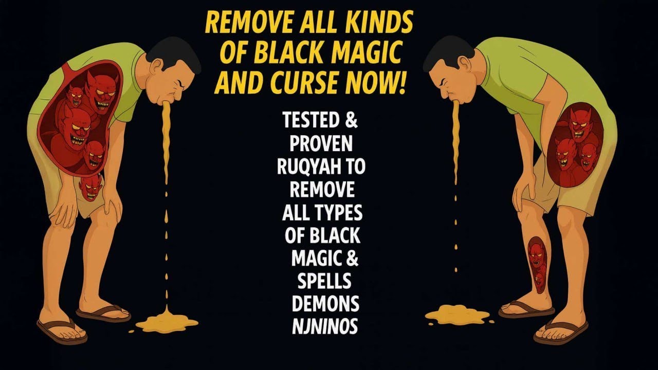 Powerful Ruqyah to Destroy Black Magic in the Stomach and Expel Sihr Fast
