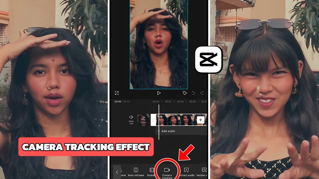 Face Tracking Video Editing In Capcut | Camera Tracking In Capcut | Capcut Camera Tracking Editing 