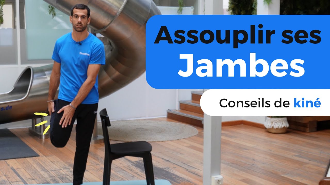 3 Exercices pour Assouplir ses JAMBES [apr&egrave;s 50 ans]
