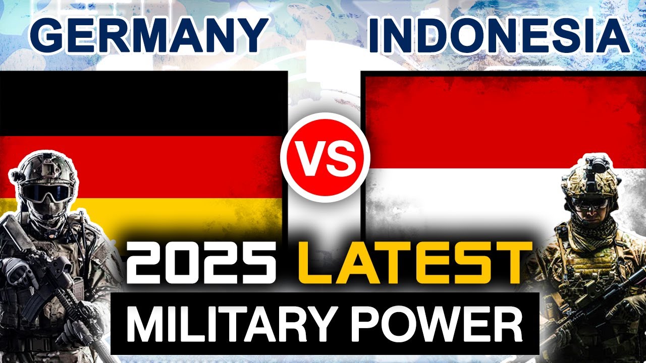Indonesia vs Germany Military Power 2025 | Germany vs Indonesia Military Comparison 2025
