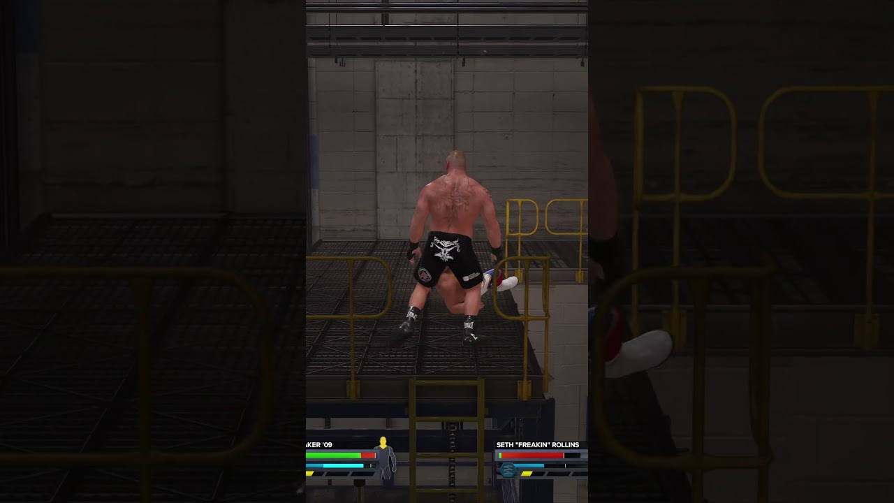 Backstage Brawl Mayhem: Fall from the Top Breaks Backstage Spotlight | WWE 2K24 Gameplay