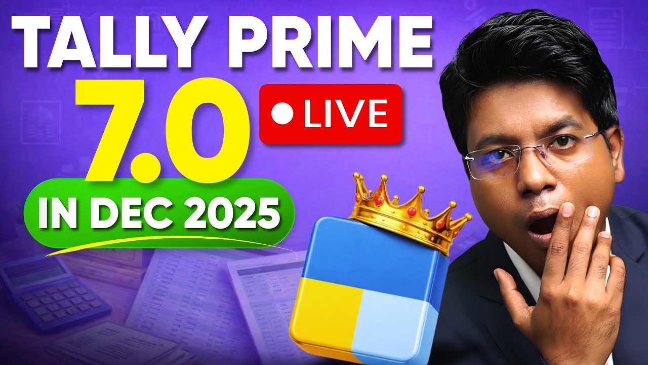 Tally Prime 7.0 Live December 2025 - What's New?