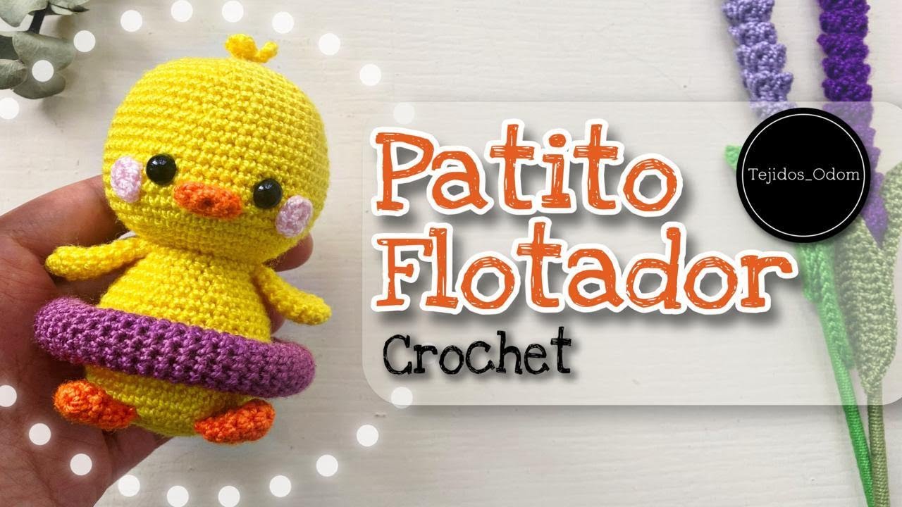 🐤 PATITO A Crochet, Patito Con Flotador Amigurumi, Paso A Paso Subtitles ENG/ESP 🇺🇸-🇪🇸 @el.tejedor