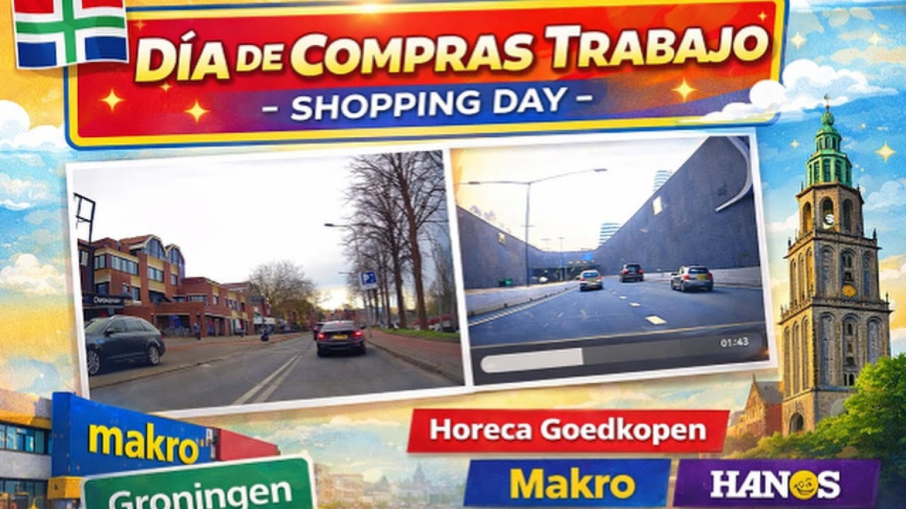 Día de Compras de Trabajo 🚗 | Dashcam Groningen