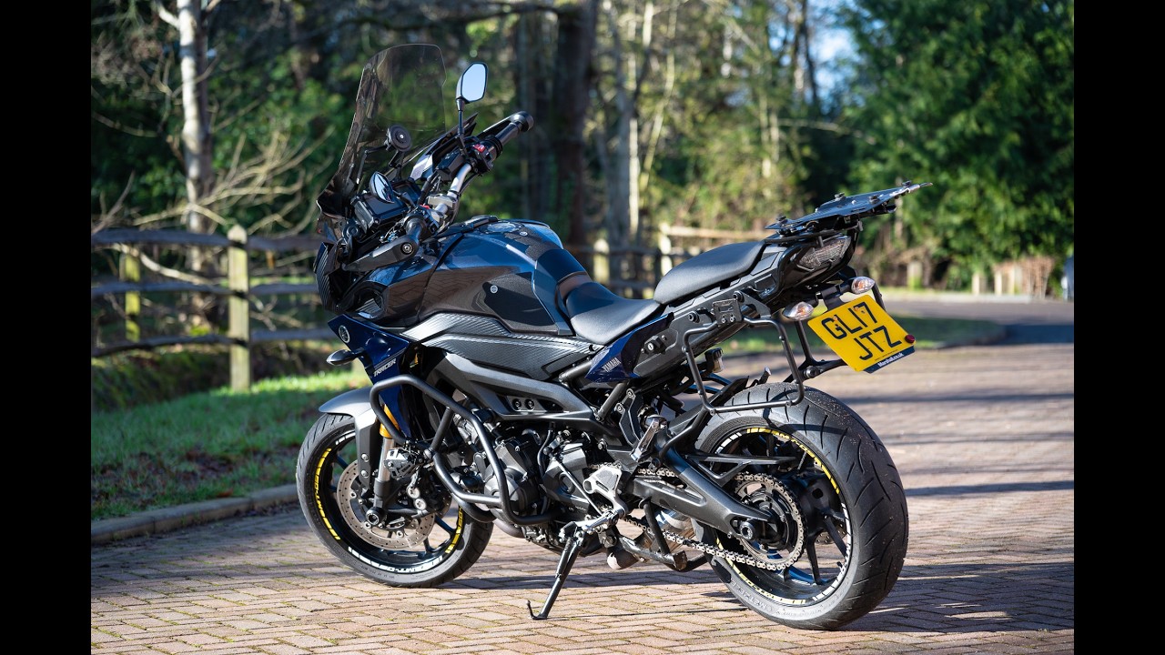 2017 Yamaha Tracer 900 with Full Black Widow Exhaust