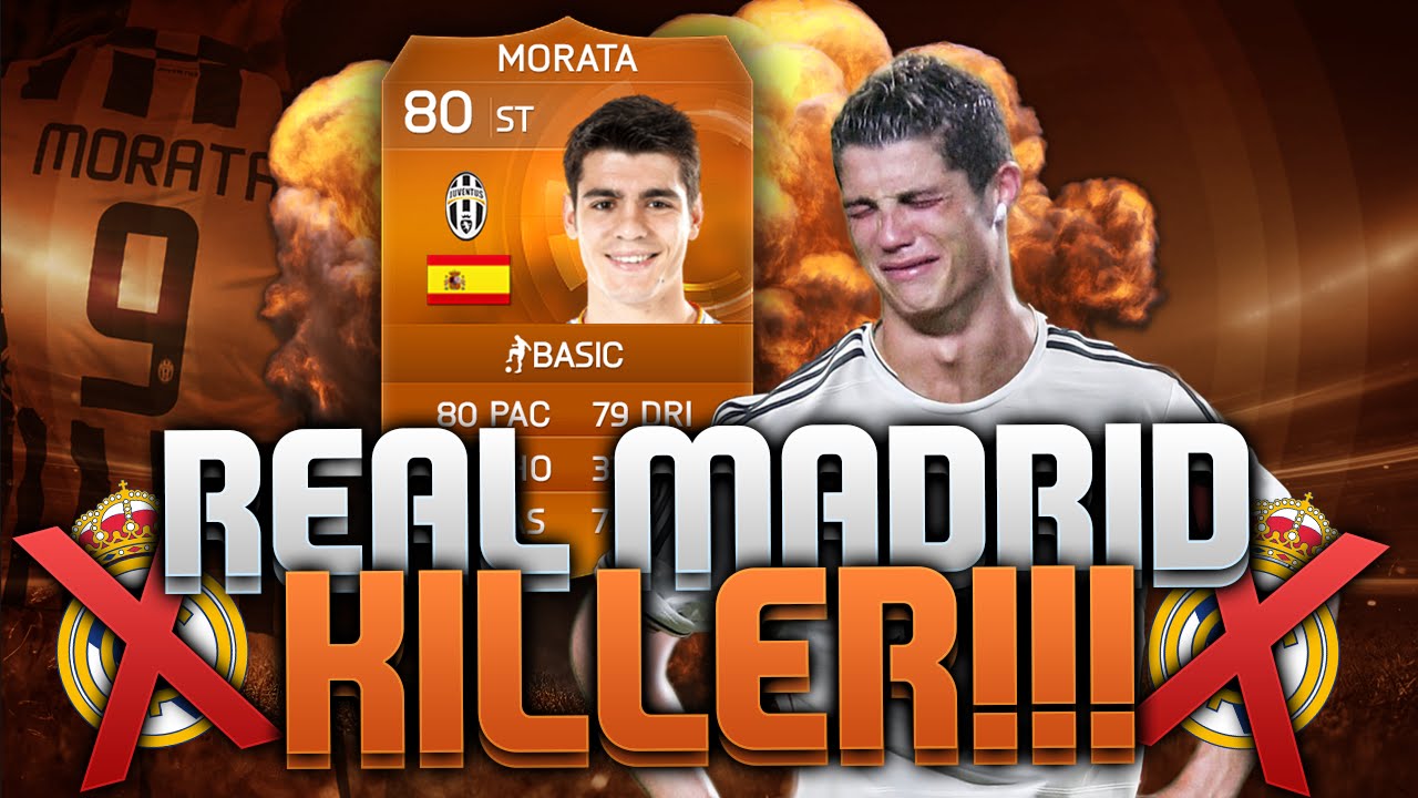 THE REAL MADRID KILLER MOTM MORATA FIFA 15 ULTIMATE TEAM