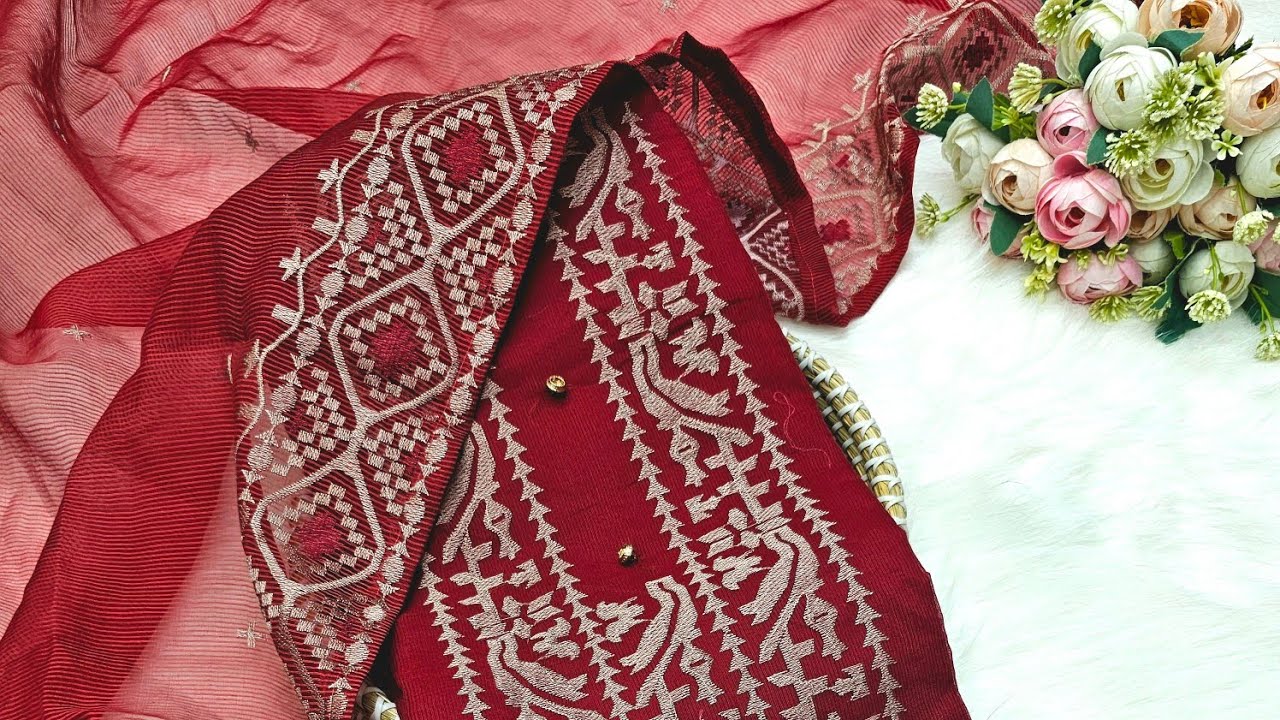 জামদানী মানেই অনেক ডিমান্ড 😍🥰 Jamdani Three Piece | Kenakata | Trending | Eid Collection | 2026