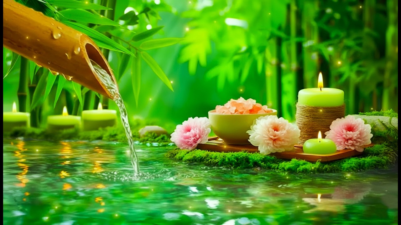 Calming Piano Music and Water Sounds 🌿 Deep Sleep & Stress Relief