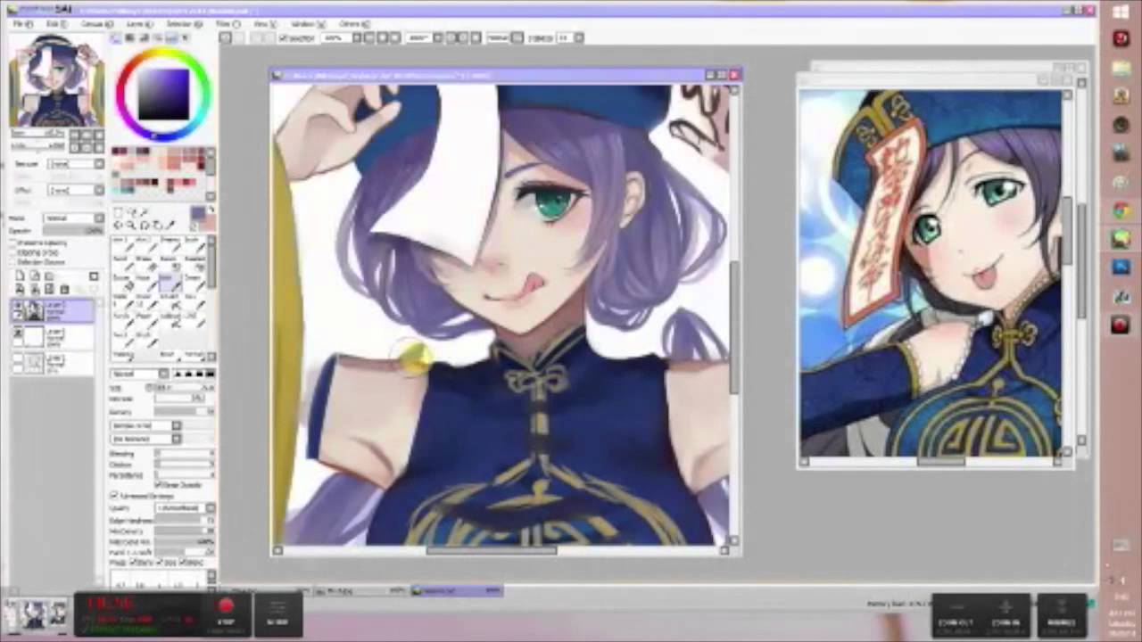 09.06.14 LLSIF Nozomi Event Speedpaint