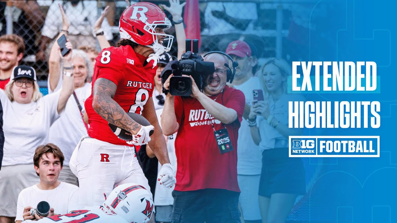 Miami (OH) at Rutgers | EXTENDED HIGHLIGHTS | Big Ten Football | 09/06/2025