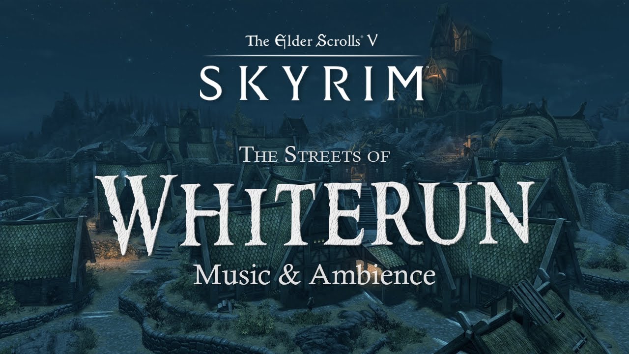 The Elder Scrolls V: Skyrim - The Streets of Whiterun | Relaxing Skyrim Ambience and Music