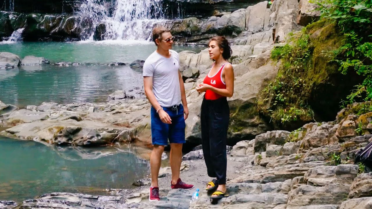 Змейковские водопады в районе Сочи