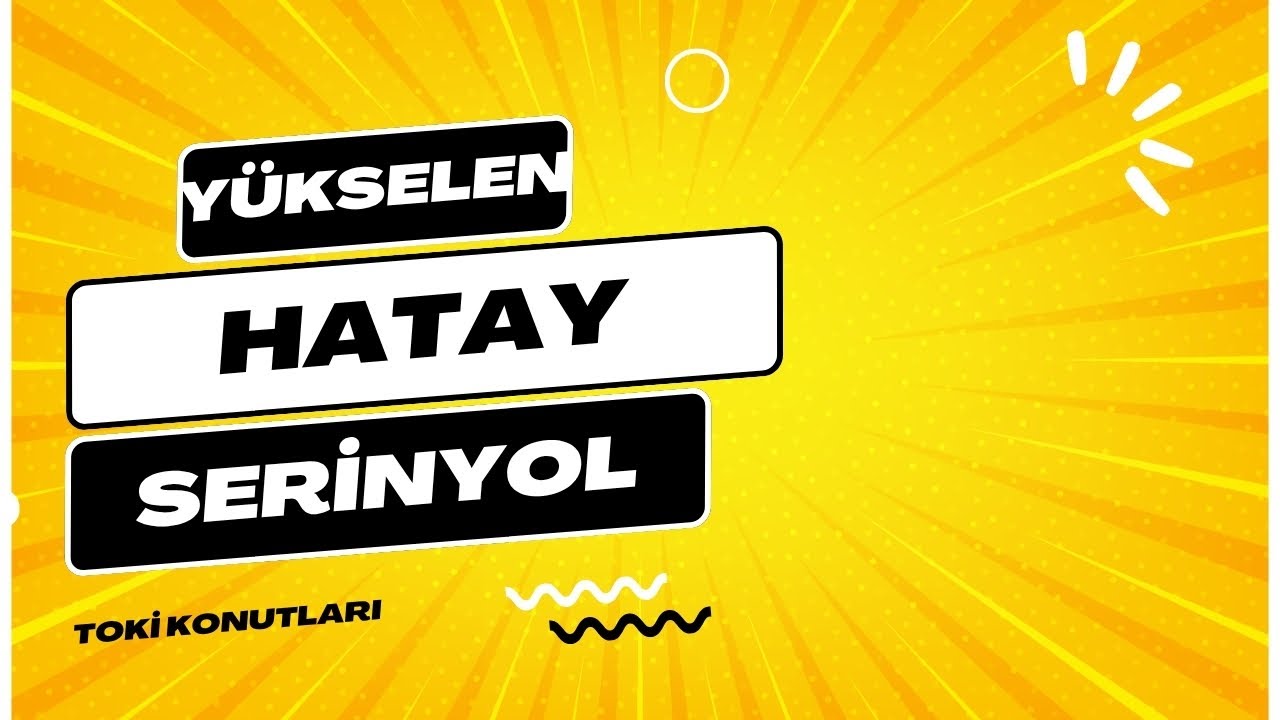 Antakya Serinyol Toki İnşaatı